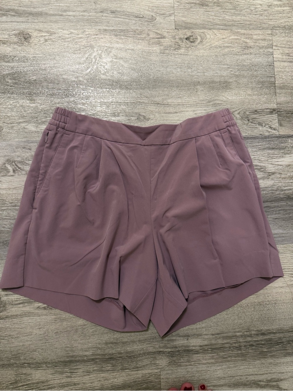 Banana Republic Women's Relaxed Pleated Shorts in Purple petite small